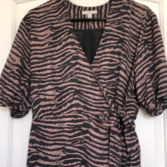 Joie parish’s zebra print puff sleeve jumpsuit - Picture 3 of 8